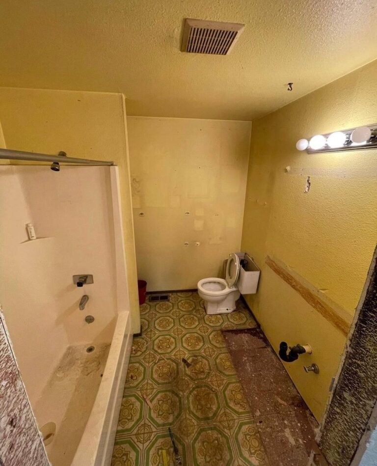 Bathroom renovation project