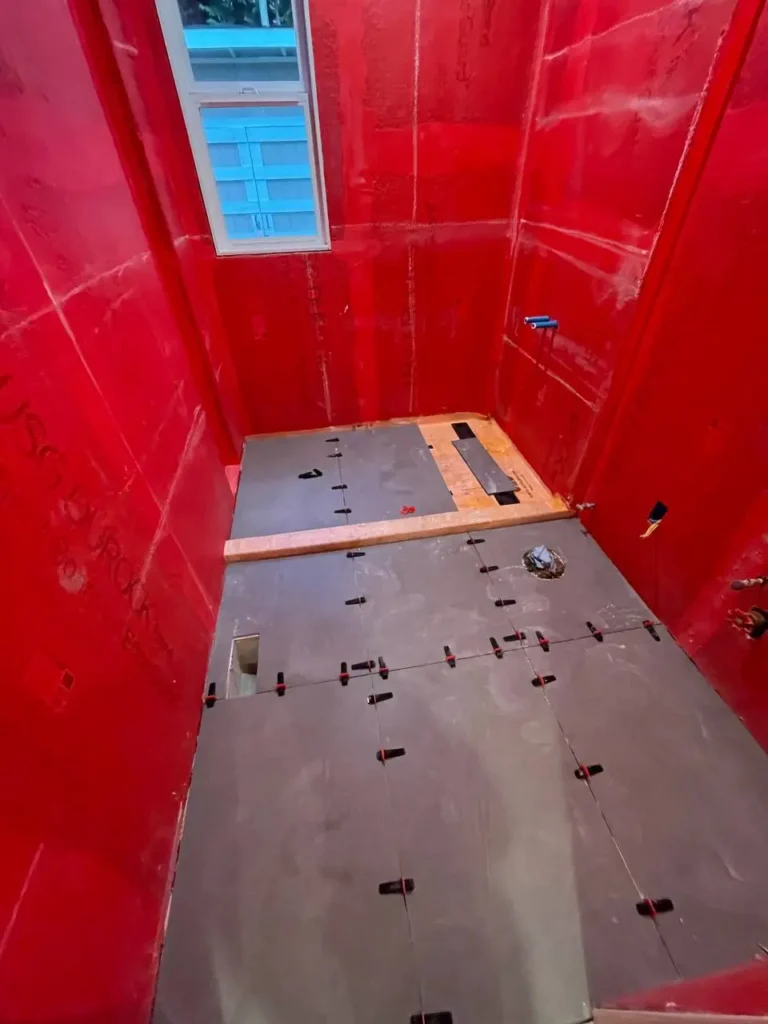 During: waterproofing membrane