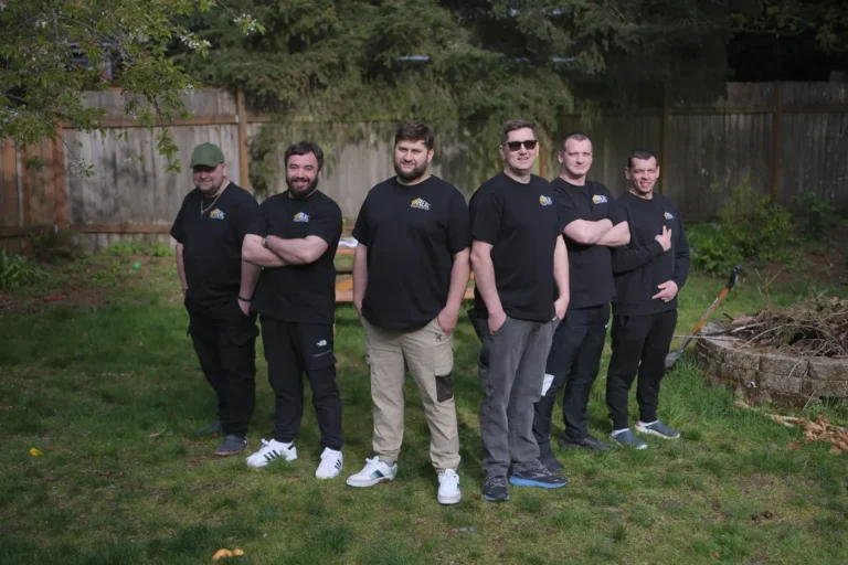 Inreal Construction crew standing together